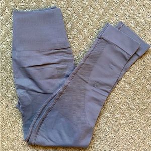 Lululemon Dark Grey Crop Leggings, Size: 4
